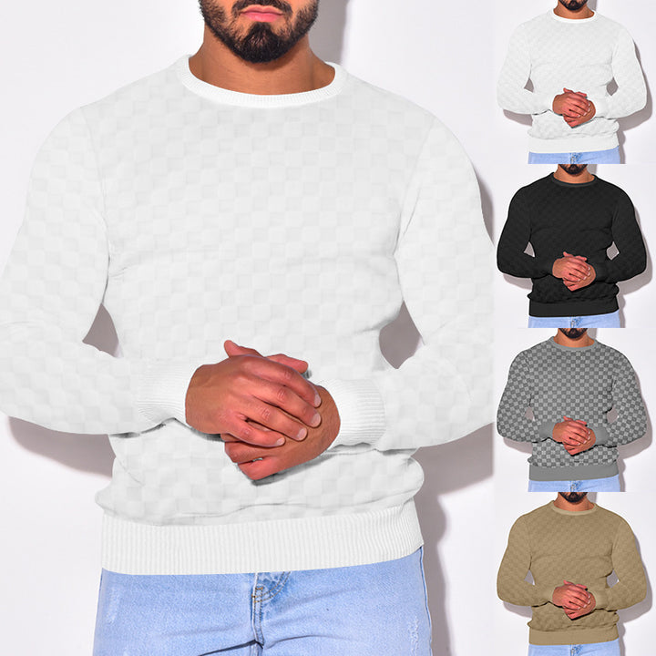 Men's stylish textured sweater Lisslune