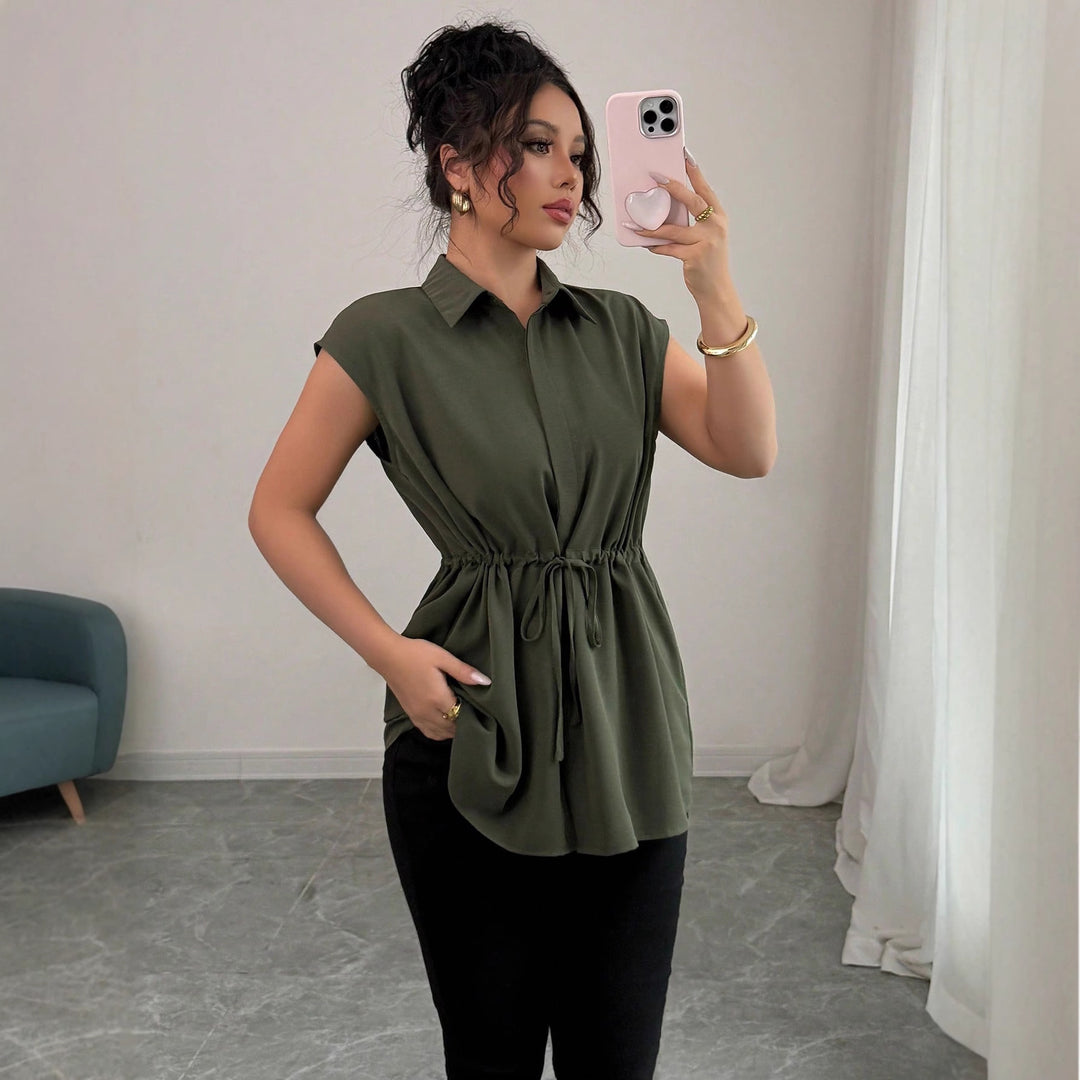 Women casual blouse with tailored cut Lisslune