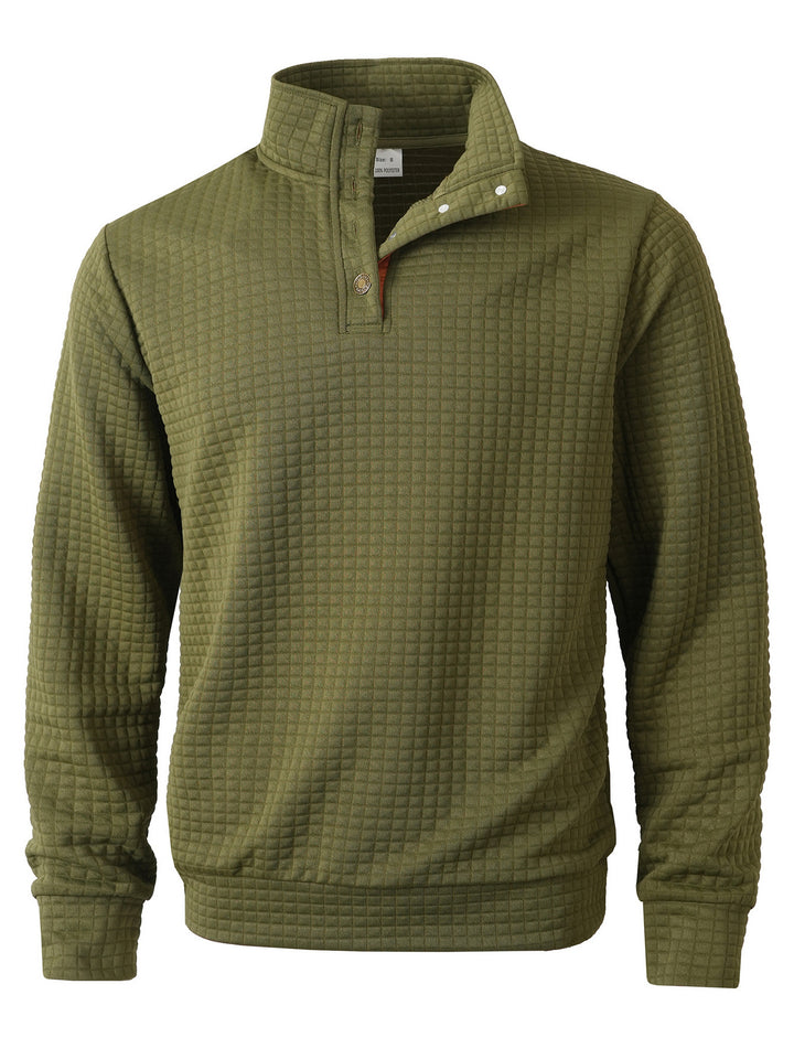 Men's stylish sweater with fashionable stand-up collar Lisslune