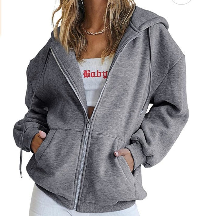 Women Oversized Hoodie Jacket Lisslune