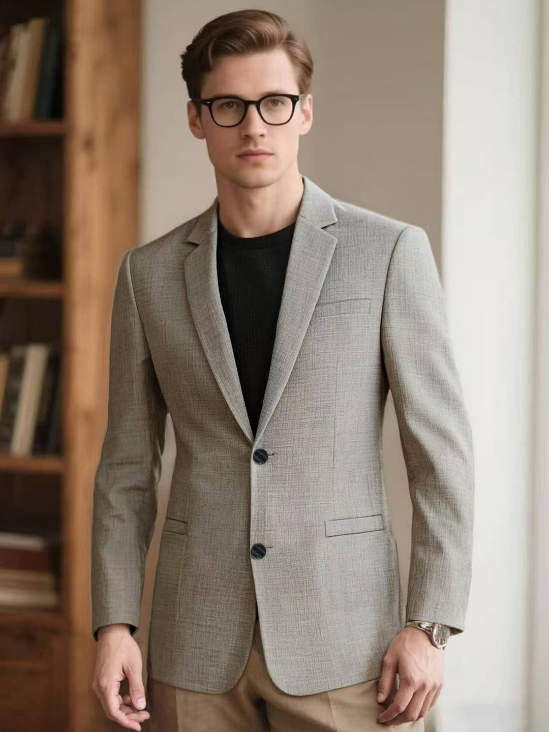 Men's elegant structured blazer Lisslune