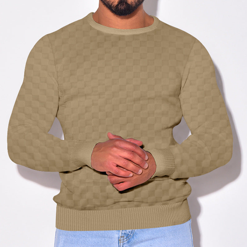 Men's stylish textured sweater Lisslune
