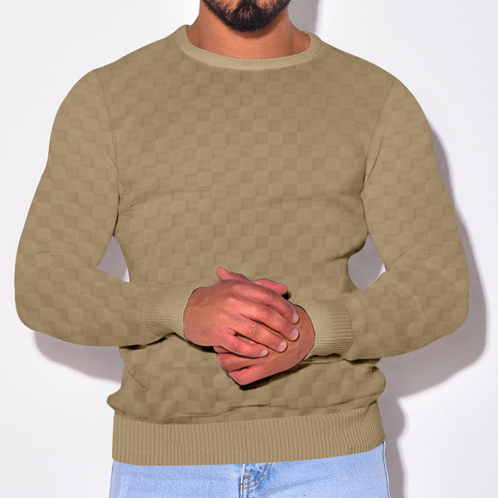 Men's stylish textured sweater Lisslune