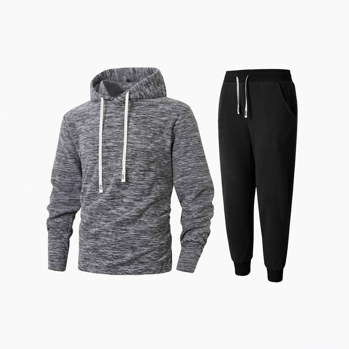 Men's Fleece Hoodie and Jogging Pants Set Lisslune