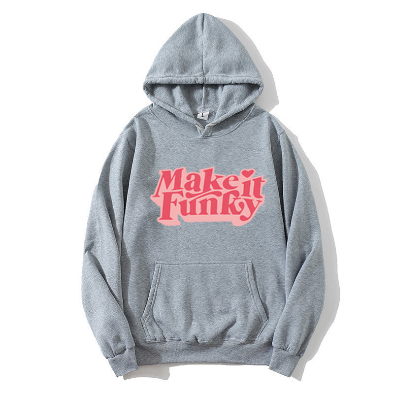 Women's hoodie with playful print Lisslune