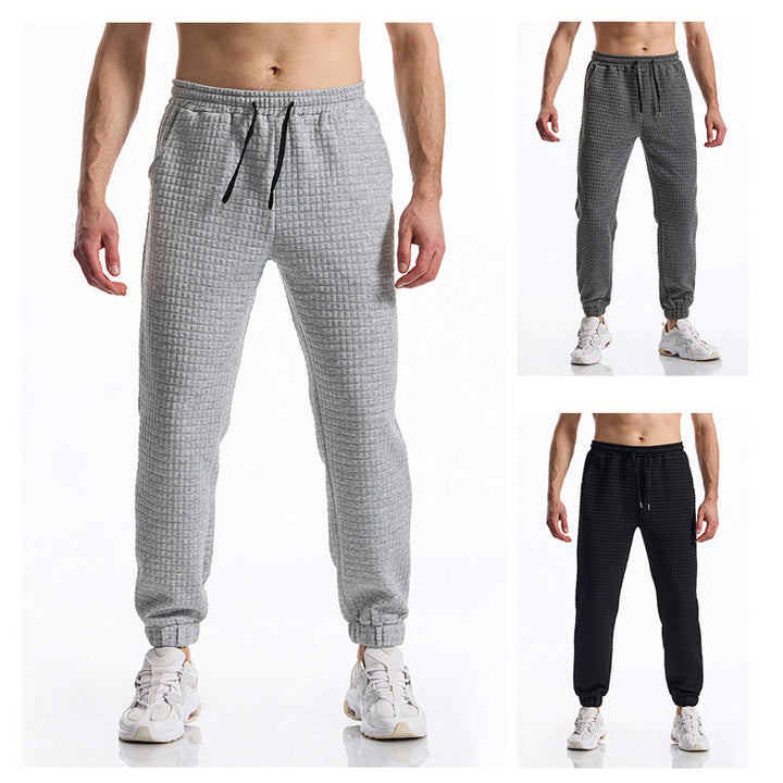 Men's jogging pants with textured surface Lisslune