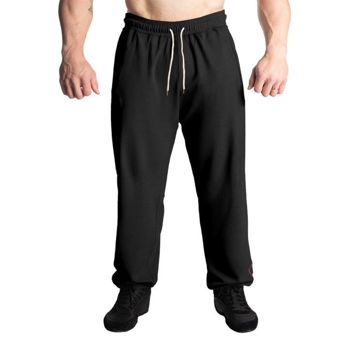 Men's sporty jogging pants with adjustable waistband and side pockets Lisslune