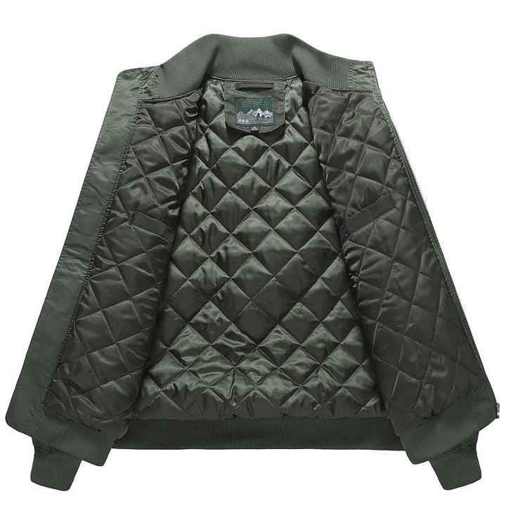 Men's fashionable bomber jacket with insulating inner lining and practical pockets Lisslune