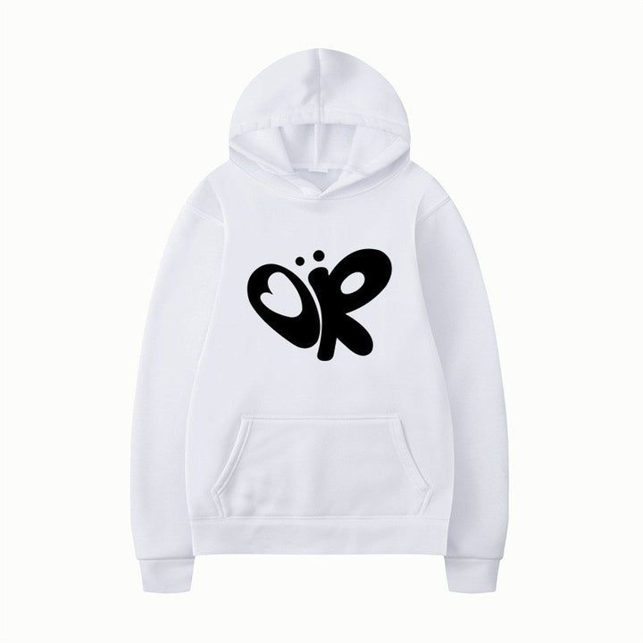 Women’s hoodie with large print and practical kangaroo pocket Lisslune