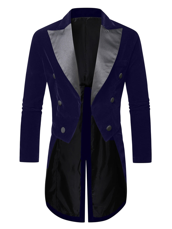 Men's elegant velvet blazer with shimmering lapels Lisslune