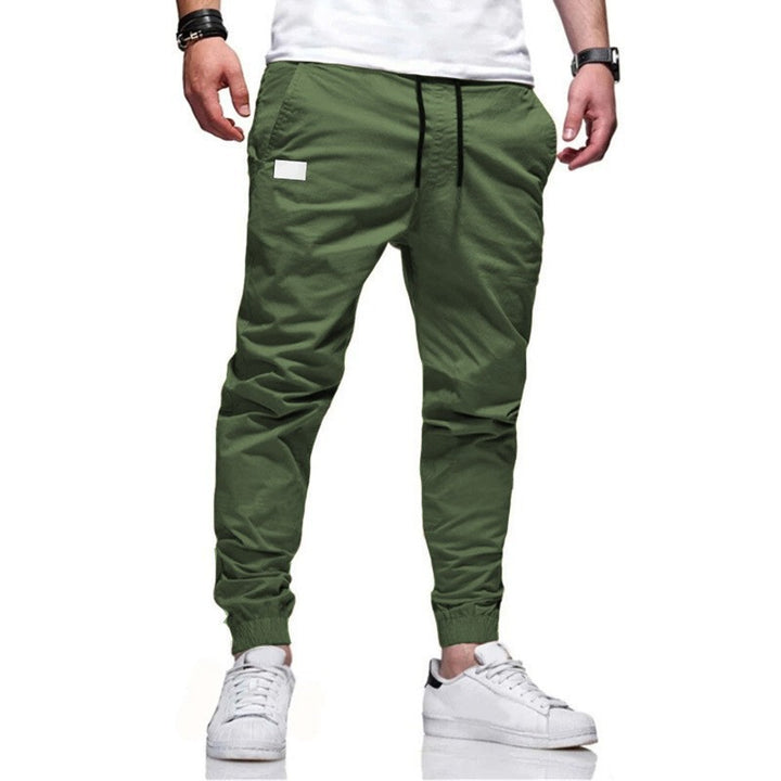 Men's casual joggers with elastic waistband and practical side pockets Lisslune