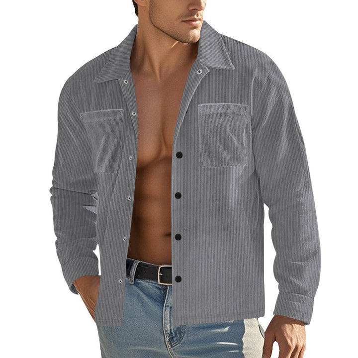 Men's cord jacket with practical pockets Lisslune