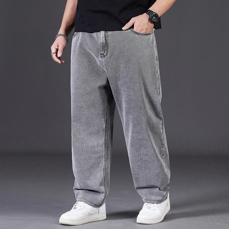 Men's casual wide-cut jeans Lisslune