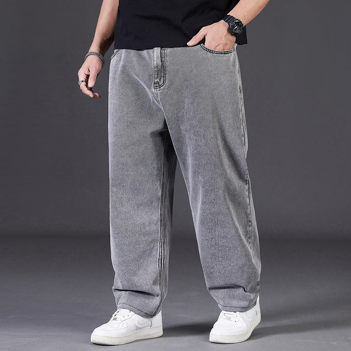 Men's casual wide-cut jeans Lisslune