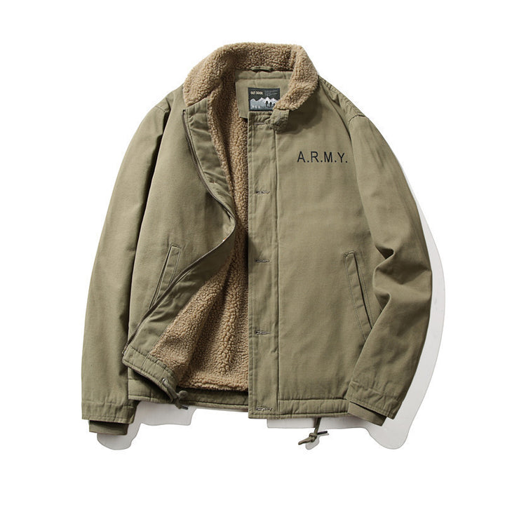 Men's Warm Bomber Jacket Lisslune
