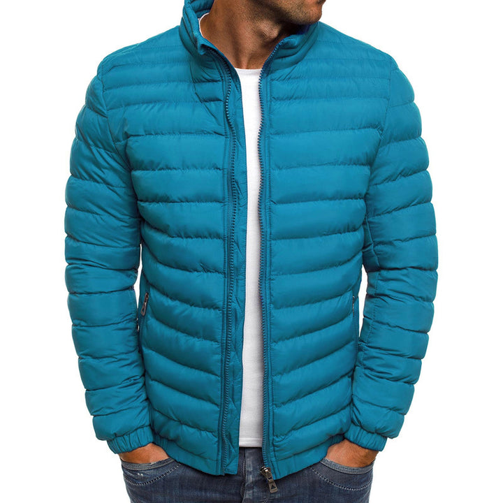 Men's lightweight quilted jacket with high collar and optimal insulation Lisslune