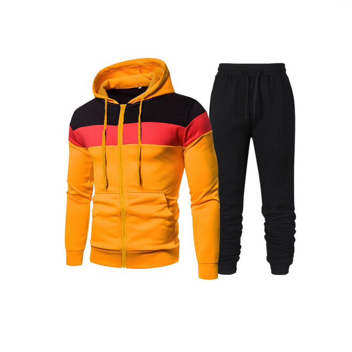 Men's tracksuit with modern color accents and practical pockets Lisslune