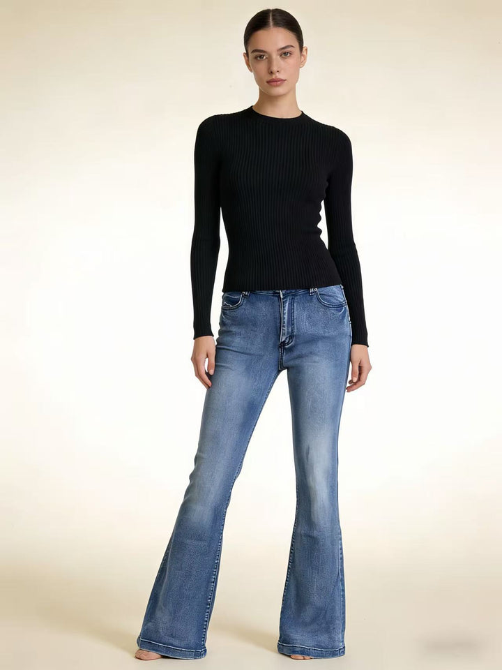Women's elegant cropped top with puff sleeves and vintage embroidery Lisslune