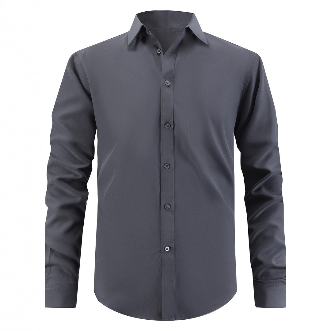 Men's Elegant Slim-Fit Long Sleeve Shirt Lisslune