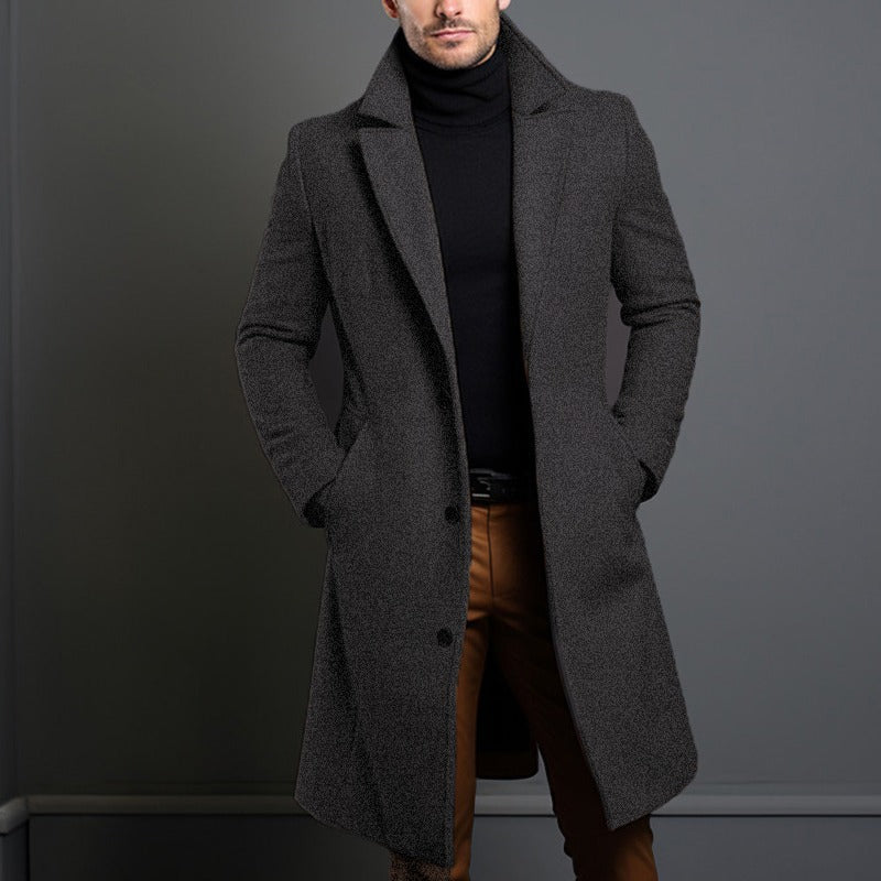 Men's elegant wool coat Lisslune