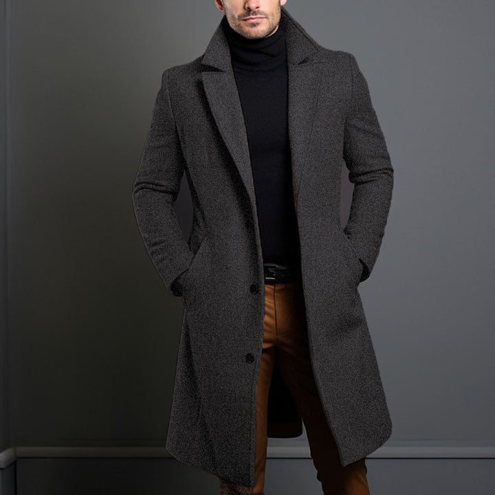 Men's elegant wool coat Lisslune