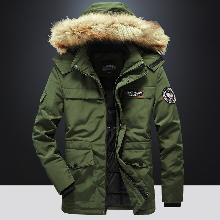 Men's Functional Winter Jacket with Removable Hood Lisslune