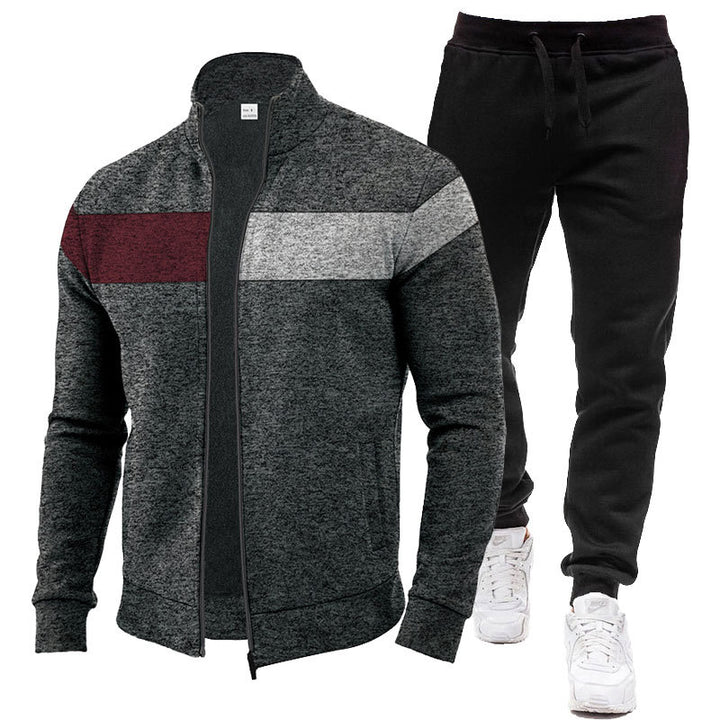 Men's Sporty Sweatshirt Set Lisslune
