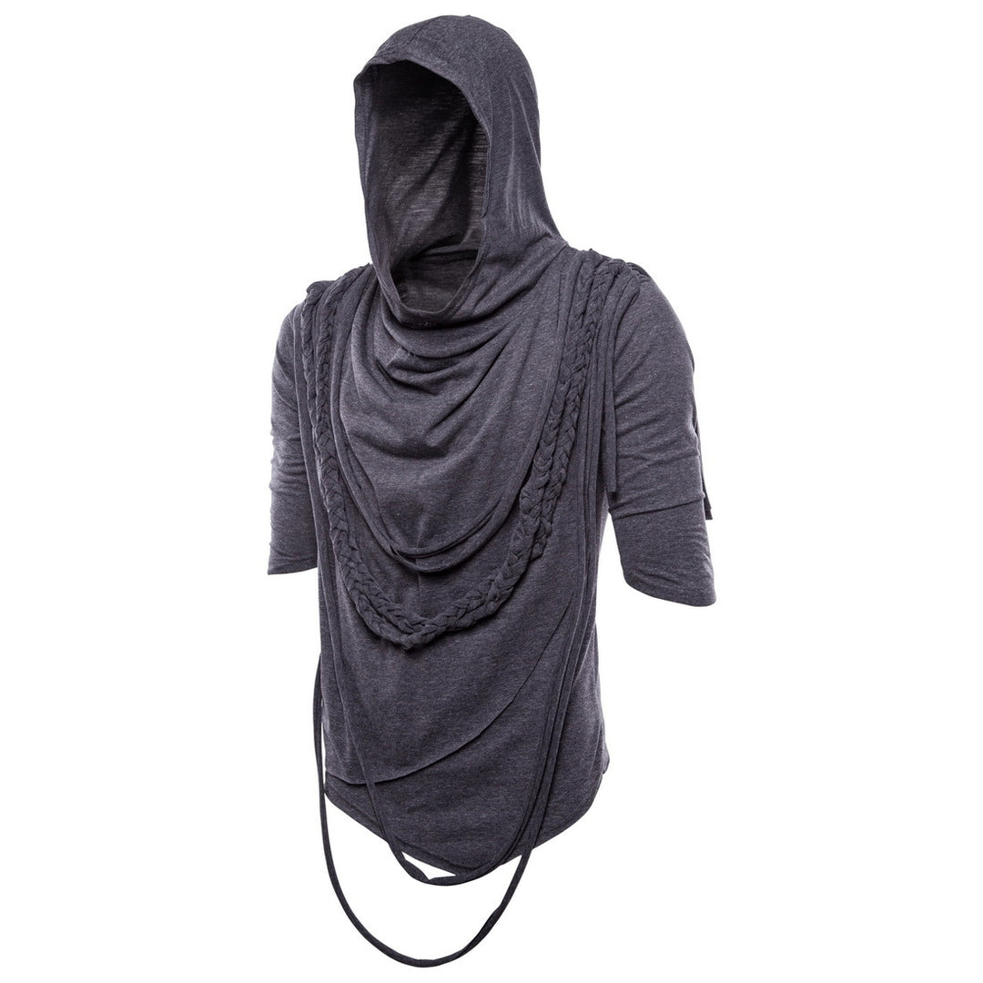Men's hoodie with innovative design and unique draping Lisslune