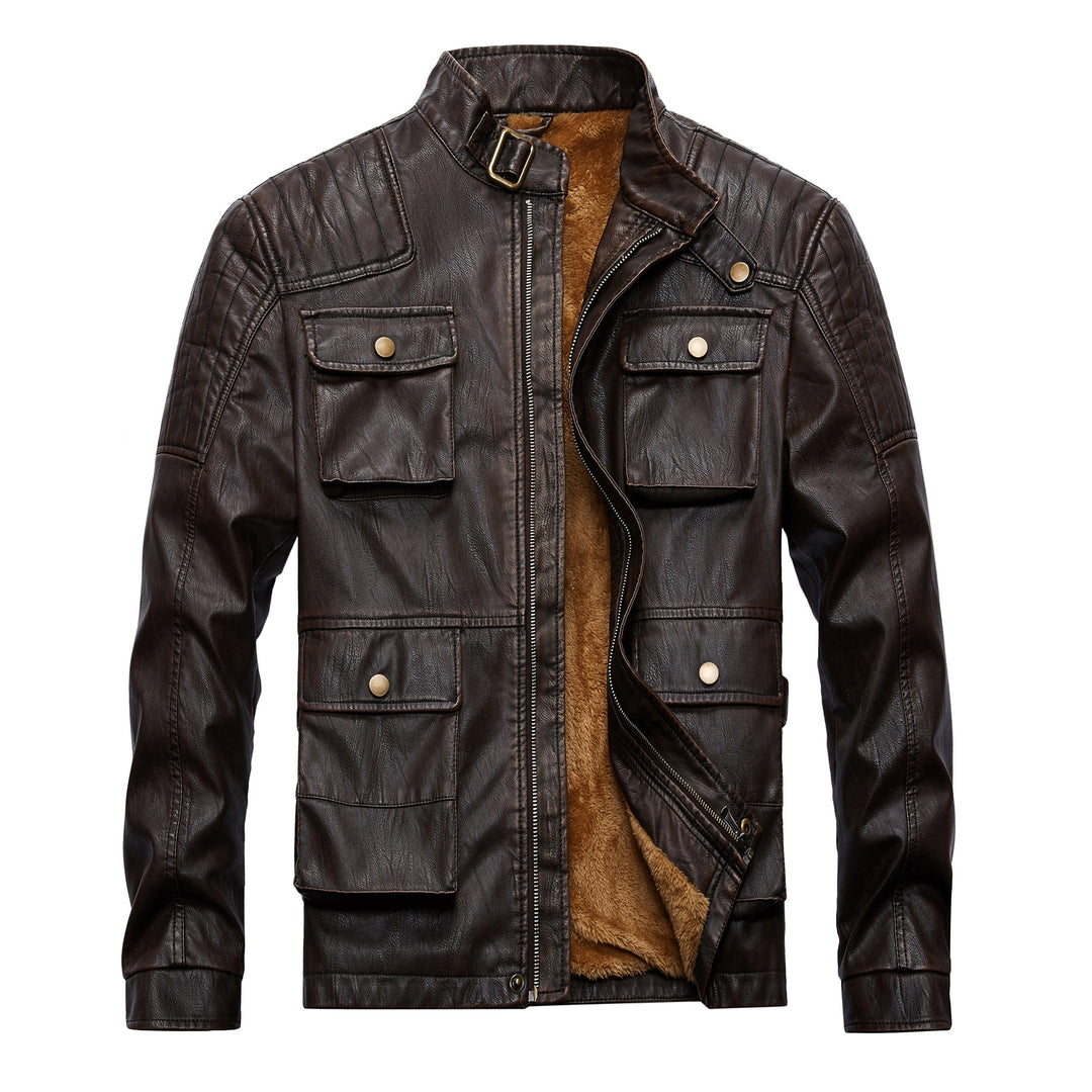 Men's versatile utility jacket with practical pockets Lisslune