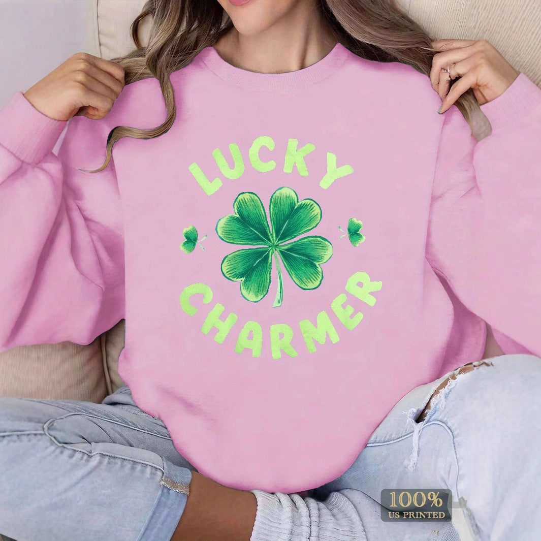 Women's sweatshirt with motivational print and casual fit Lisslune