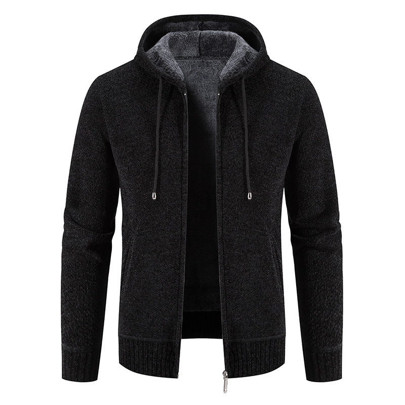 Men's hooded jacket with soft lining and innovative design Lisslune
