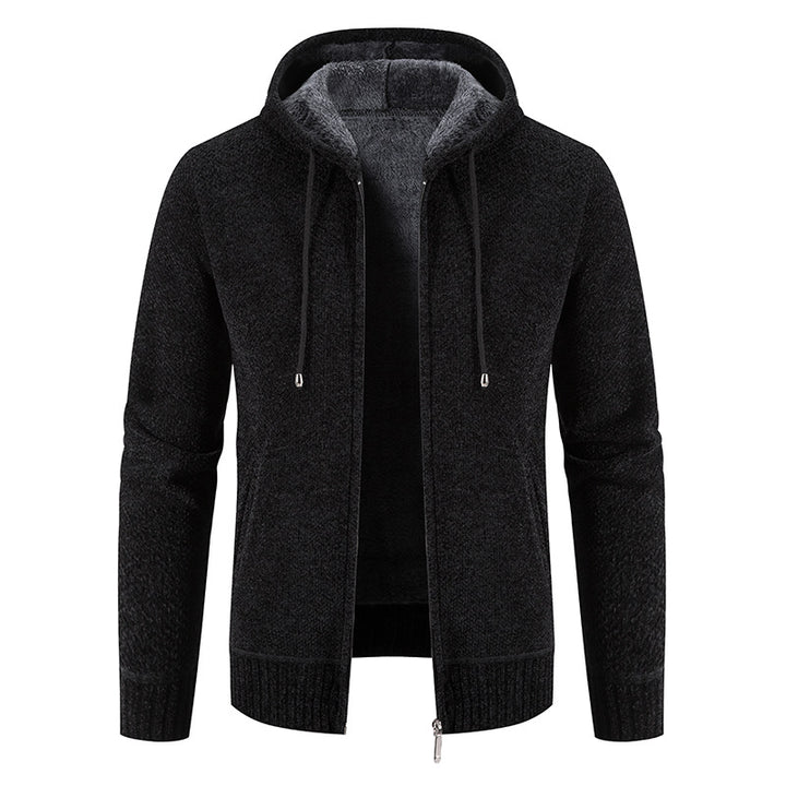 Men's hooded jacket with soft lining and innovative design Lisslune