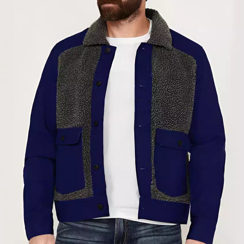 Men's casual fleece jacket Lisslune