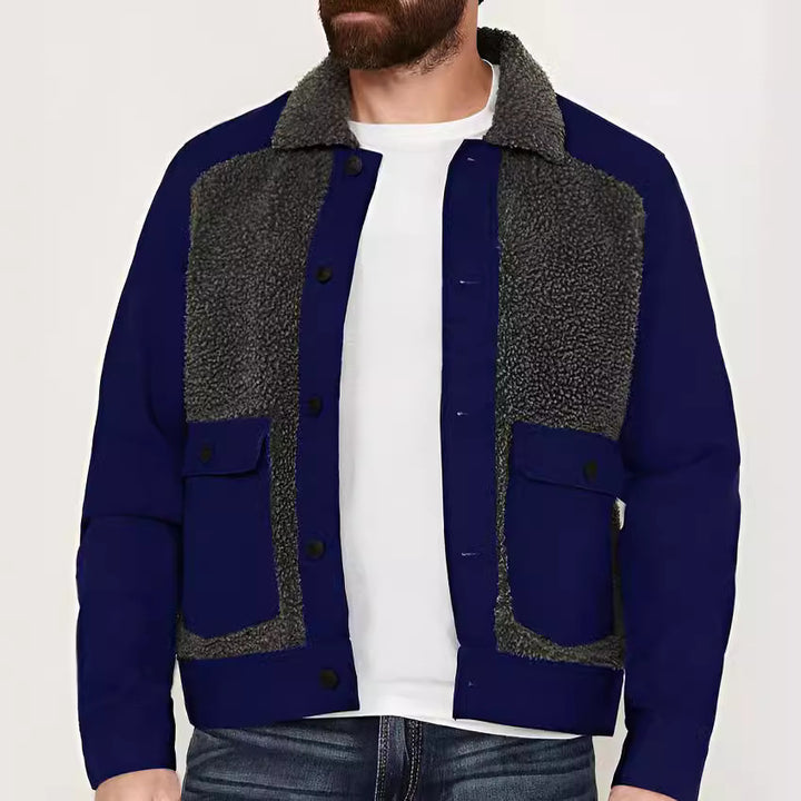 Men's casual fleece jacket Lisslune
