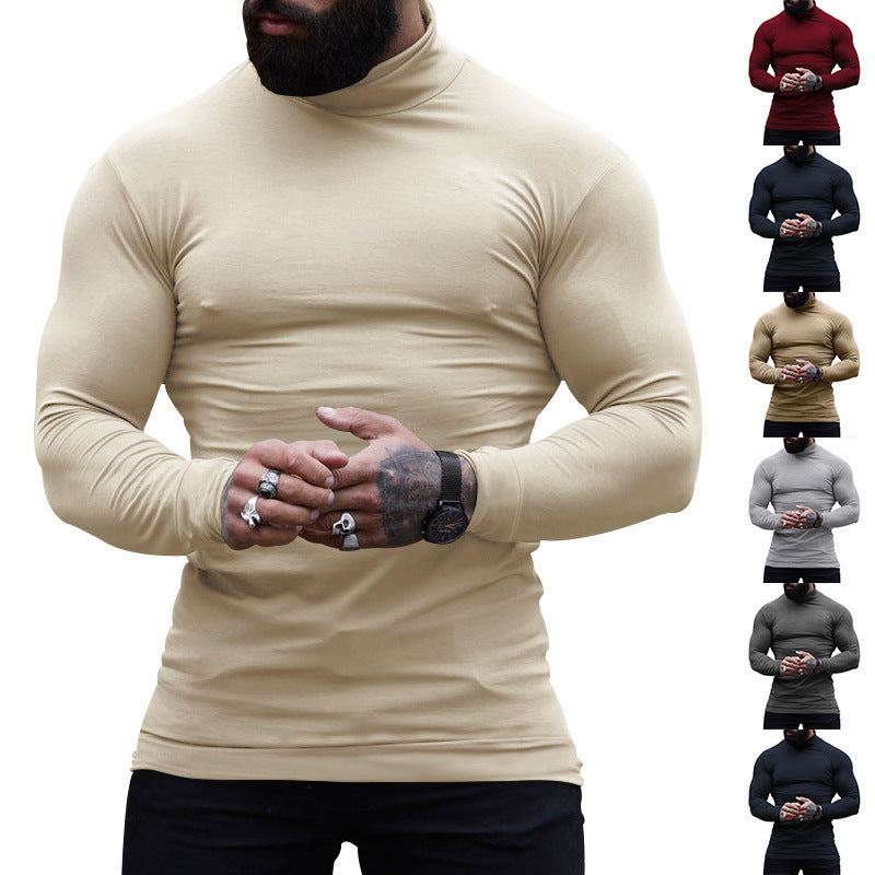 Men's turtleneck sweater made of fine cotton Lisslune