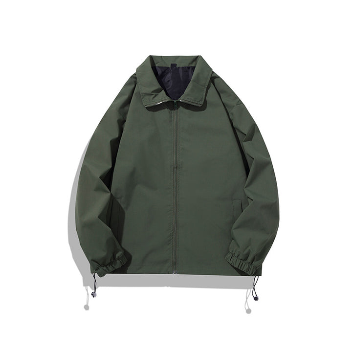 Men's transitional jacket with adjustable hood and elastic cuffs Lisslune