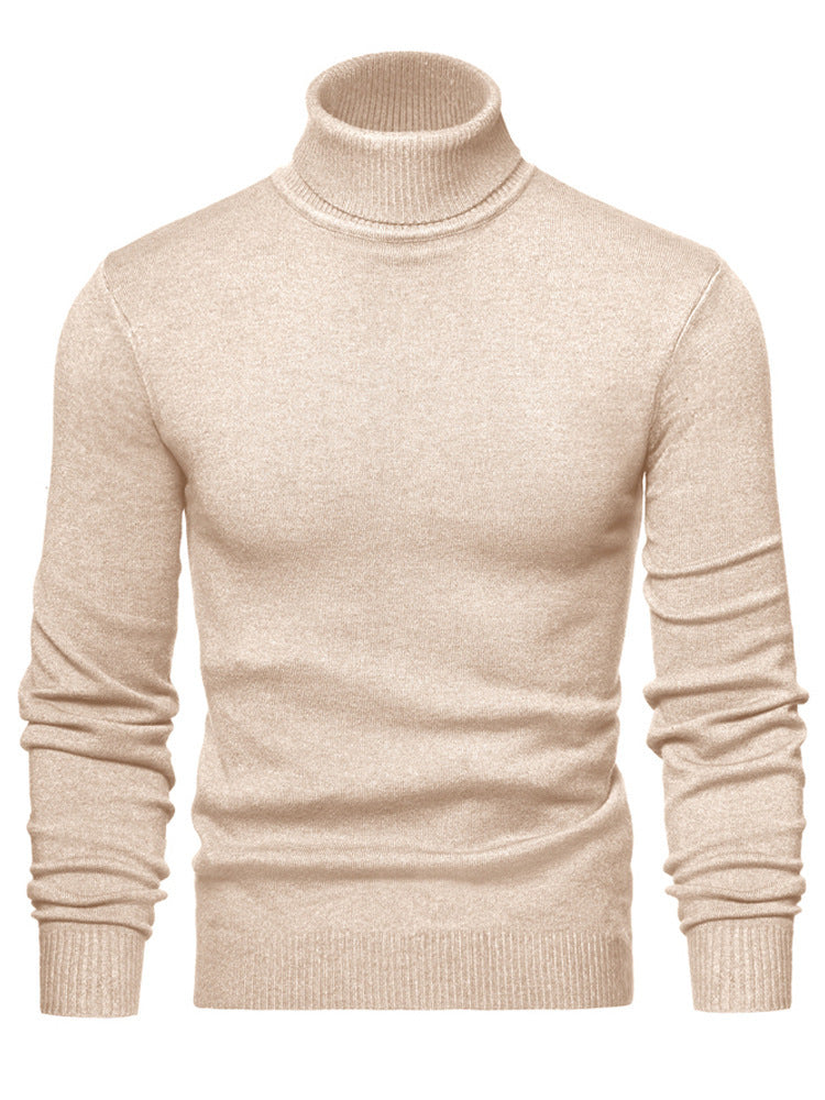 Men Timeless Turtleneck Sweater made of Soft Wool Lisslune