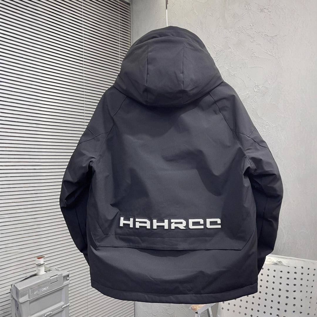 Men's Urban Multifunction Jacket with Adjustable Hood Design Lisslune