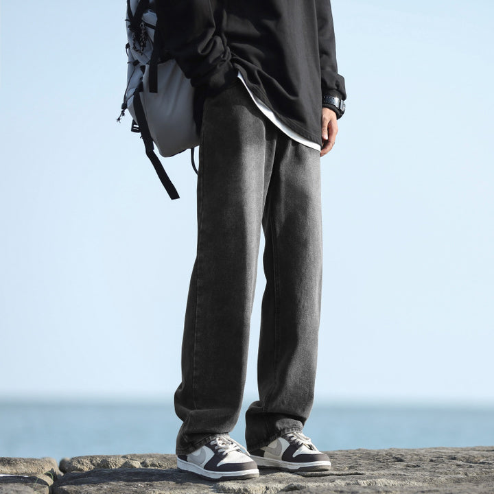 Men's Casual High-Waist Jeans In Vintage Style Lisslune