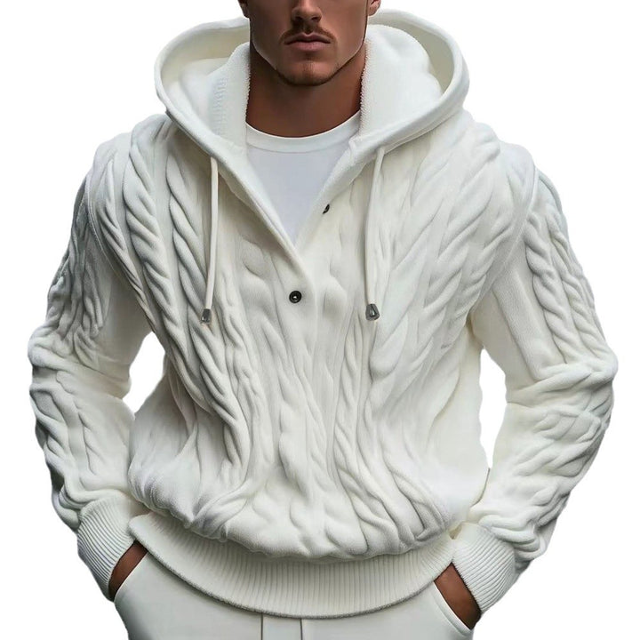 Men's Comfortable Knitted Hoodie Lisslune