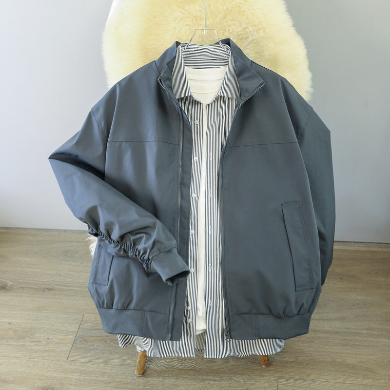 Men's transitional jacket with elastic arm openings and practical pockets Lisslune