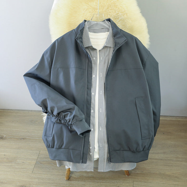 Men's transitional jacket with elastic arm openings and practical pockets Lisslune
