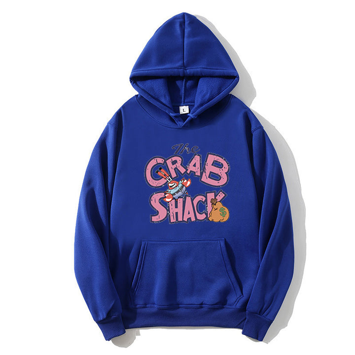 Women hoodie with creative crab motif Lisslune