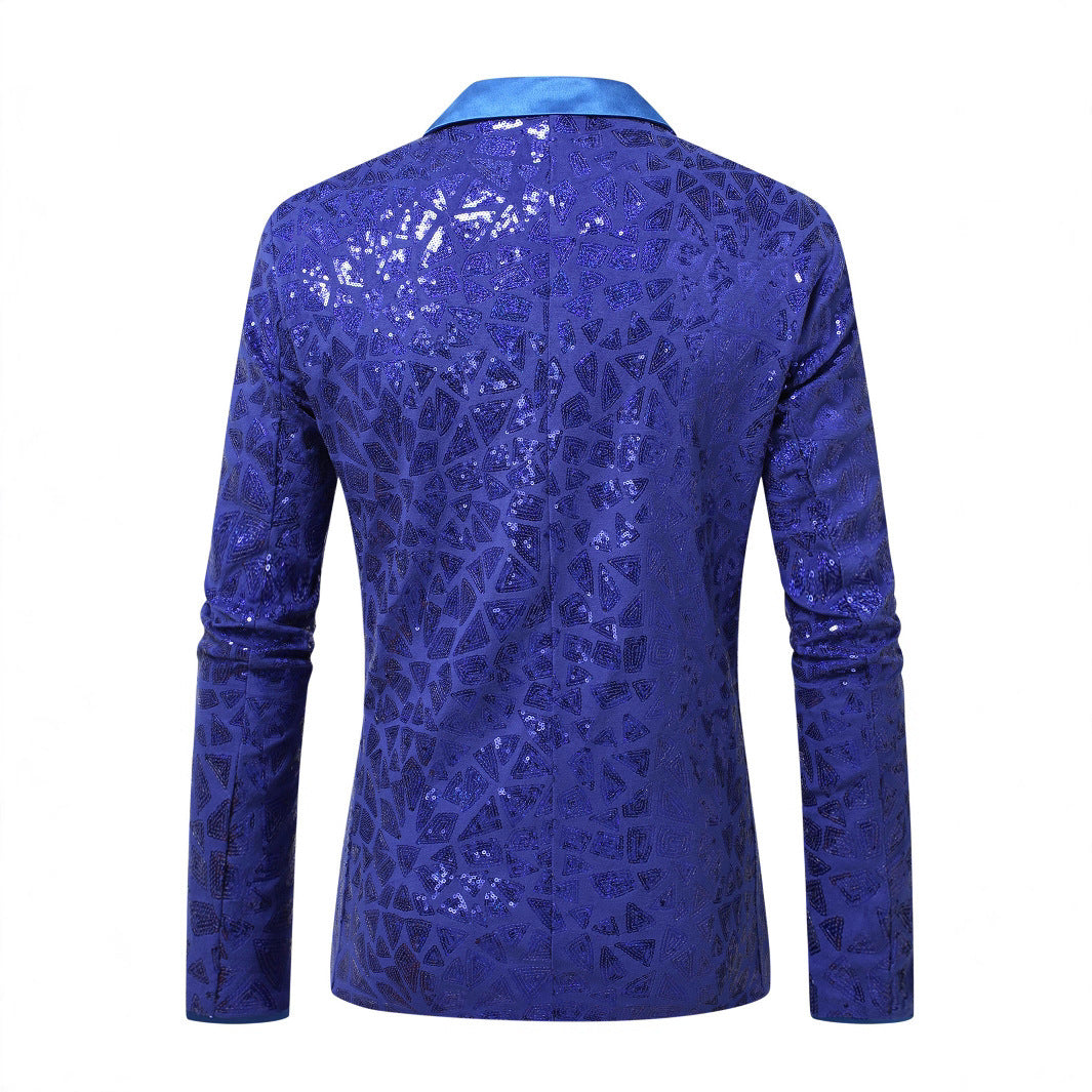 Men's sparkling festive blazer Lisslune