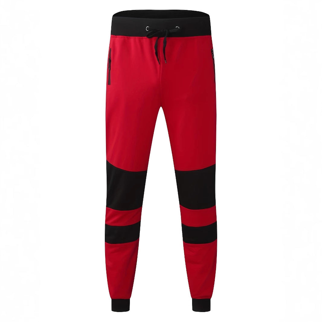 Men's stylish leisure jogging pants with breathable inserts and practical drawstring Lisslune