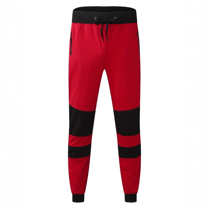 Men's stylish leisure jogging pants with breathable inserts and practical drawstring Lisslune