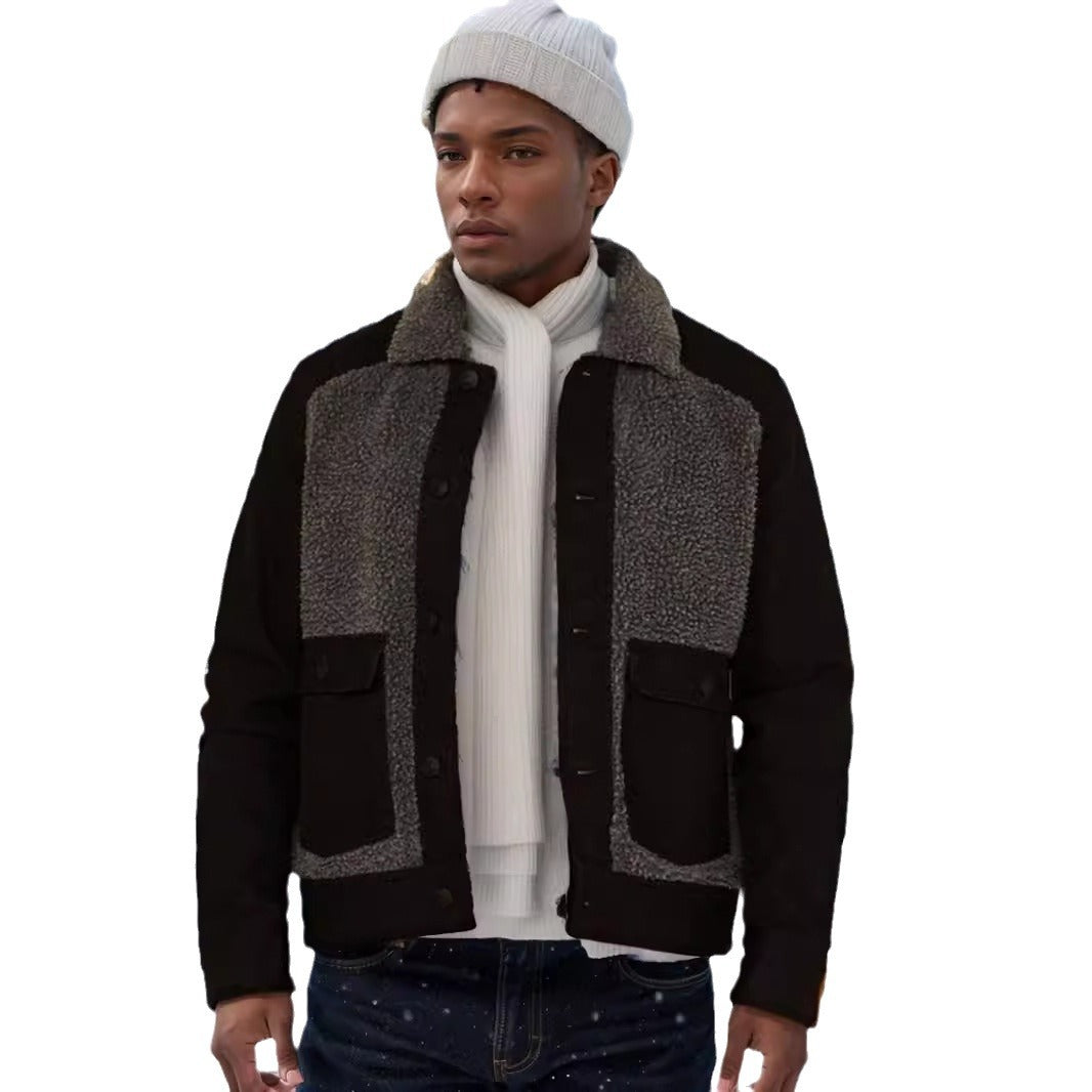 Men's casual fleece jacket Lisslune