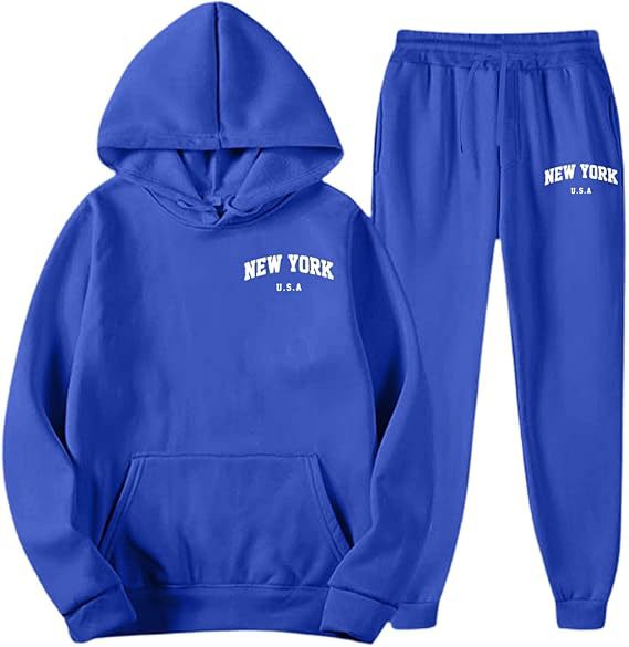 Women's Hooded Sweat Suit with high-quality material and modern lettering Lisslune