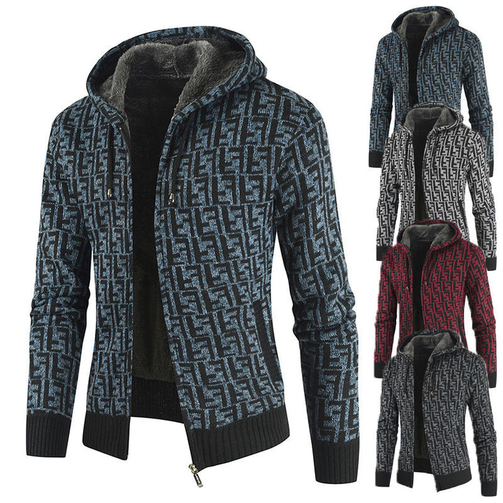 Men's Warm Padded Hooded Jacket Lisslune