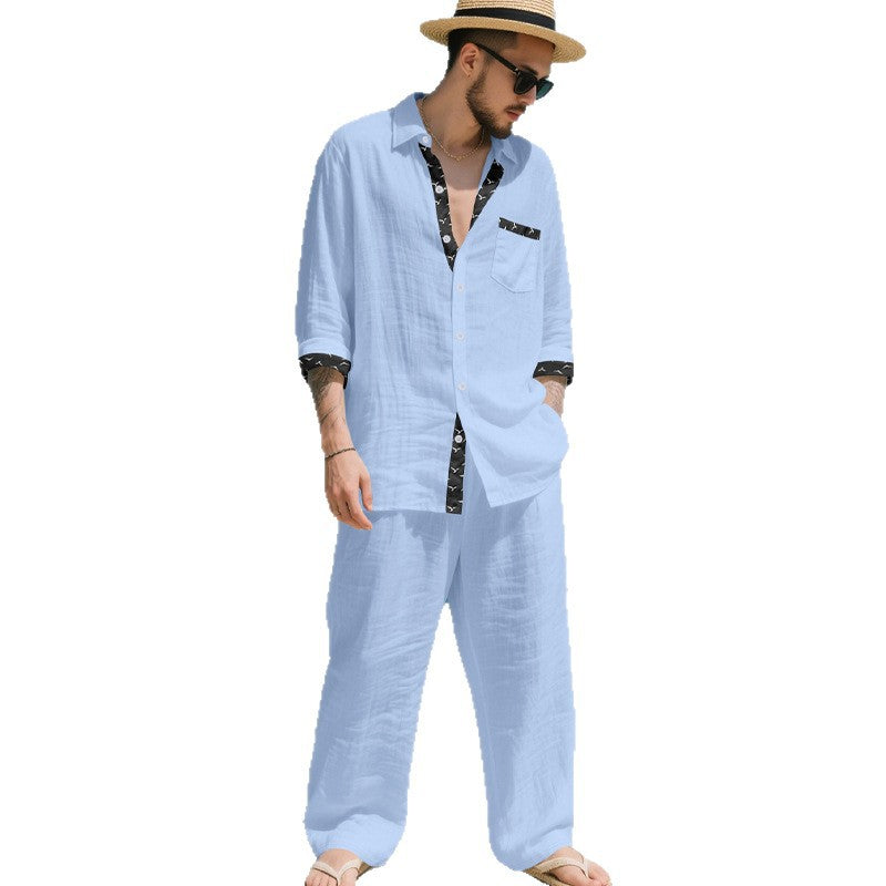 Men's elegant casual blazer with matching pants Lisslune